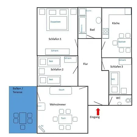 Дом отдыха Gastehaus Erika Тенген
